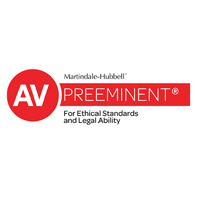 AV Preeminent For Ethical Standards and Legal Ability