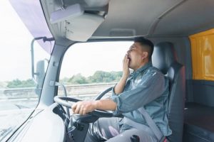 fatigued truck driver