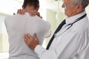 doctor reviews back injury