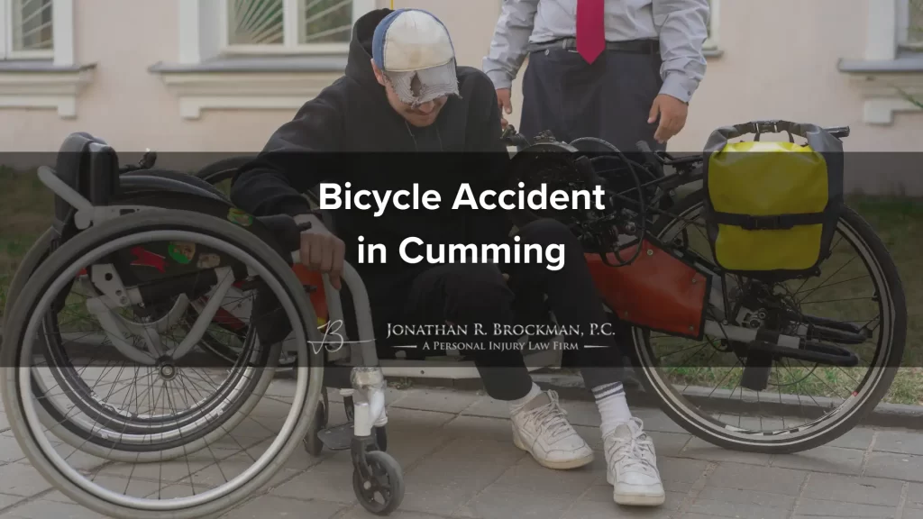 Bicycle accident in cumming