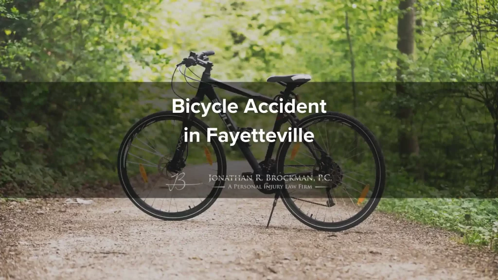 Bicycle accident in fayetteville