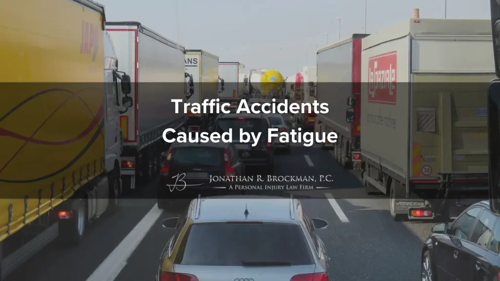 Traffic accidents caused by fatigue