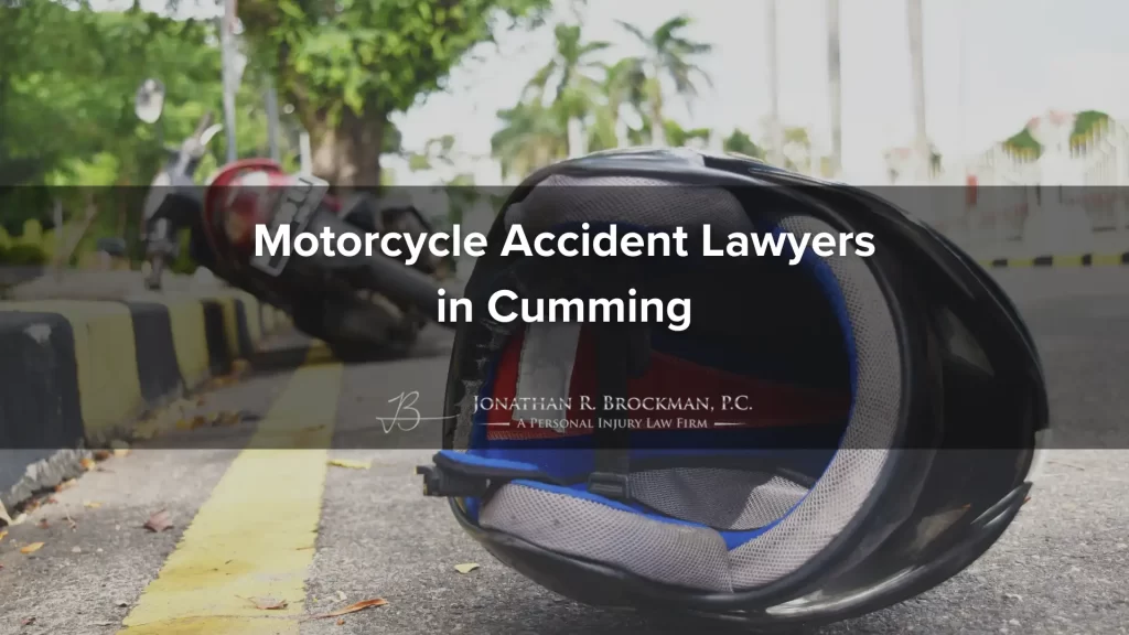 Motorcycle accident lawyers in cumming