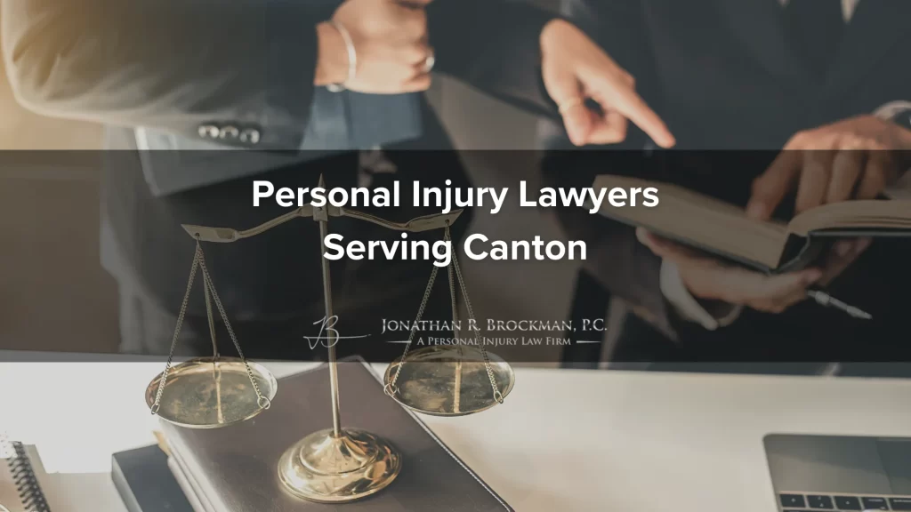 Personal injury lawyers serving canton